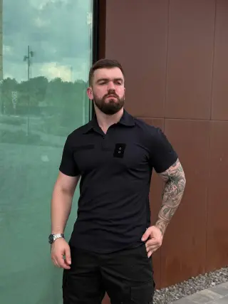 Футболка поло -Black Premium