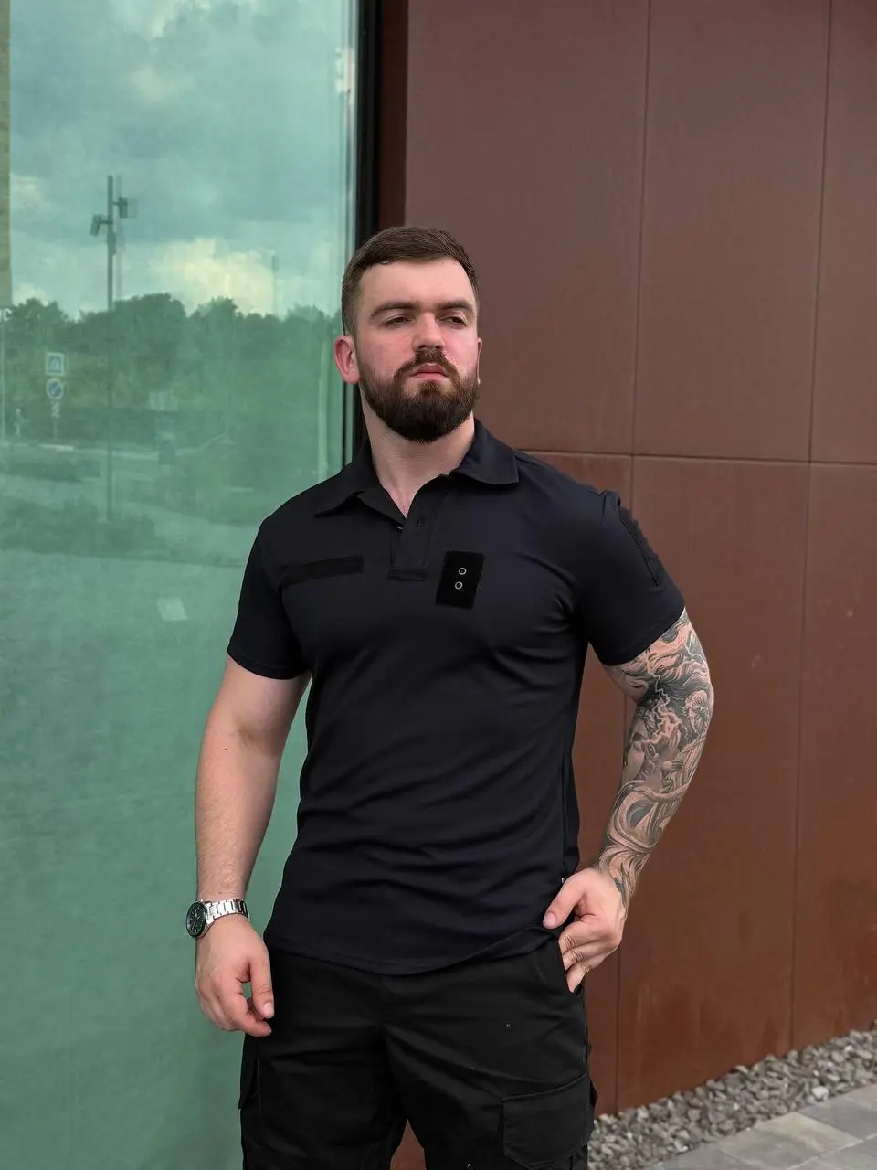 Футболка поло -Black Premium