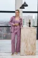 Жіночий костюм "Alessandra long” бузковий - Фото 1