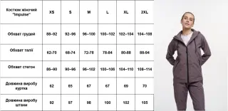 Костюм жiночий "Impulse" мокко