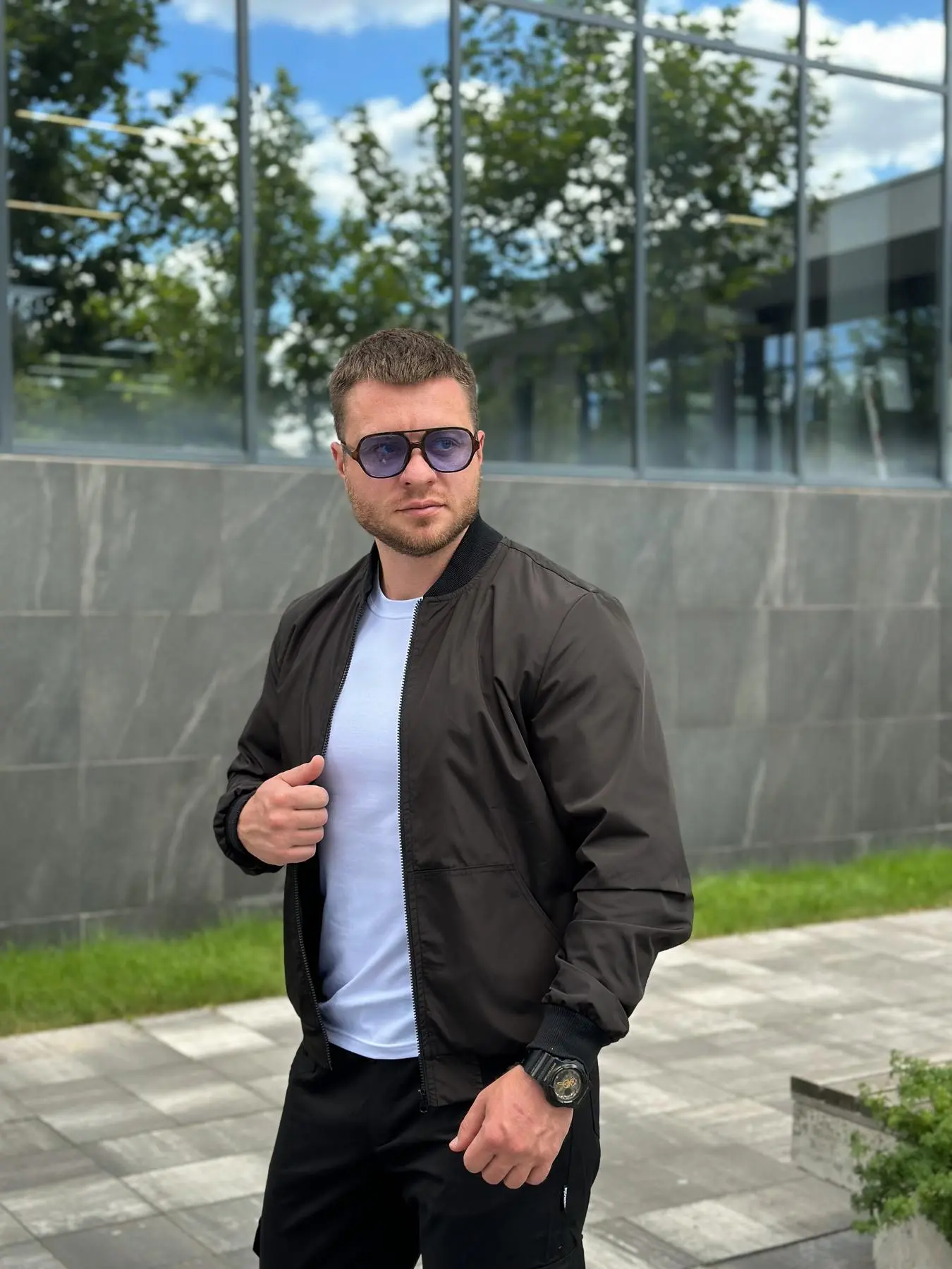 Бомбер чоловічий “Challenge” Intruder чорний
