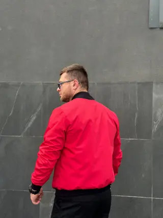 Бомбер чоловічий “Challenge” Intruder червоний