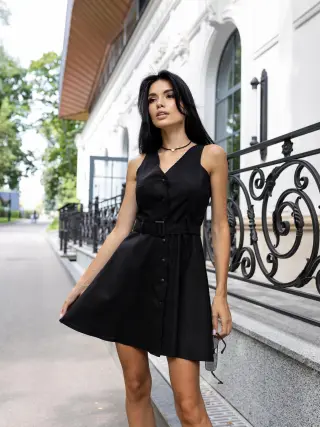 Сукня жіноча лляна “Sophie” чорна