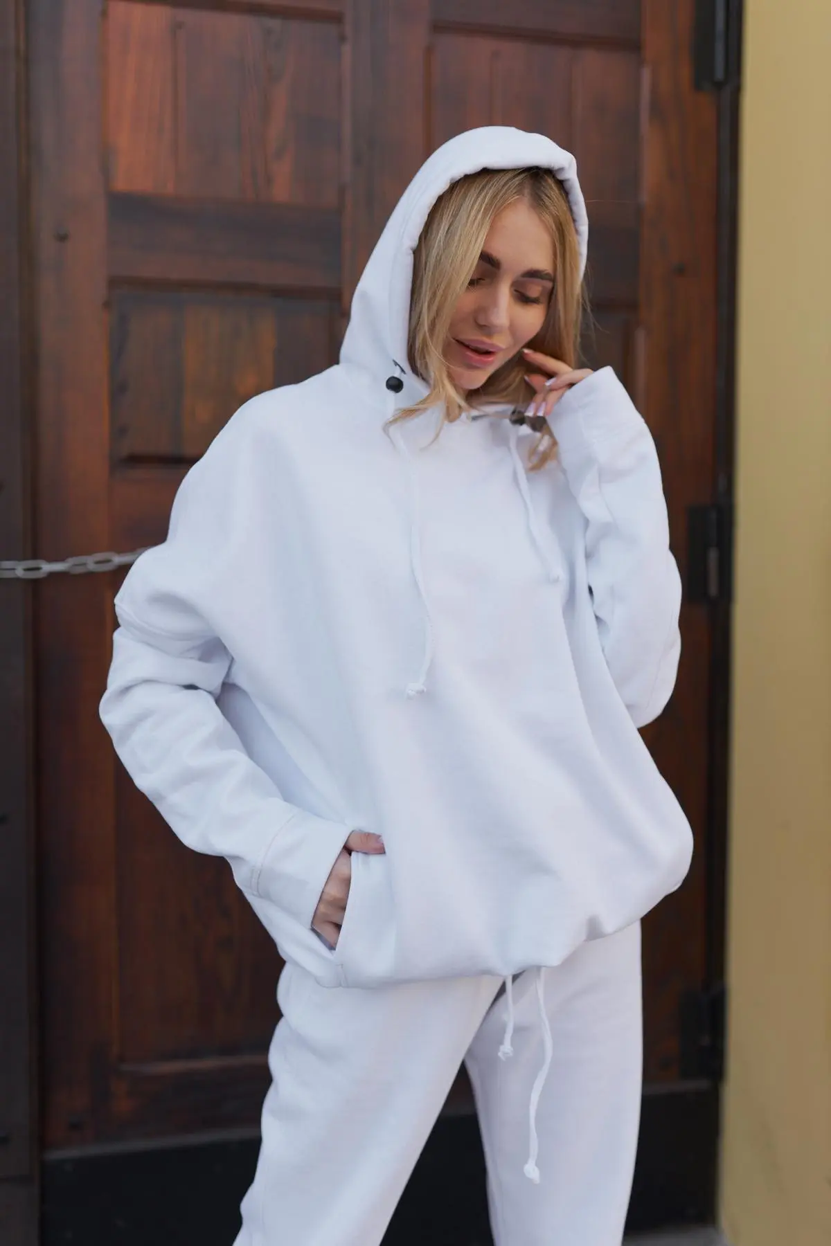 Костюм жіночий "Oversize" білий