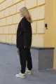 Костюм жіночий "Oversize" чорний - Фото 6