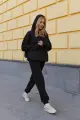 Костюм жіночий "Oversize" чорний - Фото 5