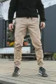 Штани чоловічі карго Intruder бежеві - Фото 1