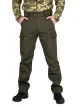 Штани чоловічі soft shell на флісі "Peak" хакі - Фото 1