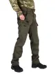 Штани чоловічі soft shell на флісі "Peak" хакі - Фото 2