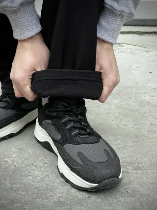 Штани чоловічі soft shell на флісі "Peak" чорні