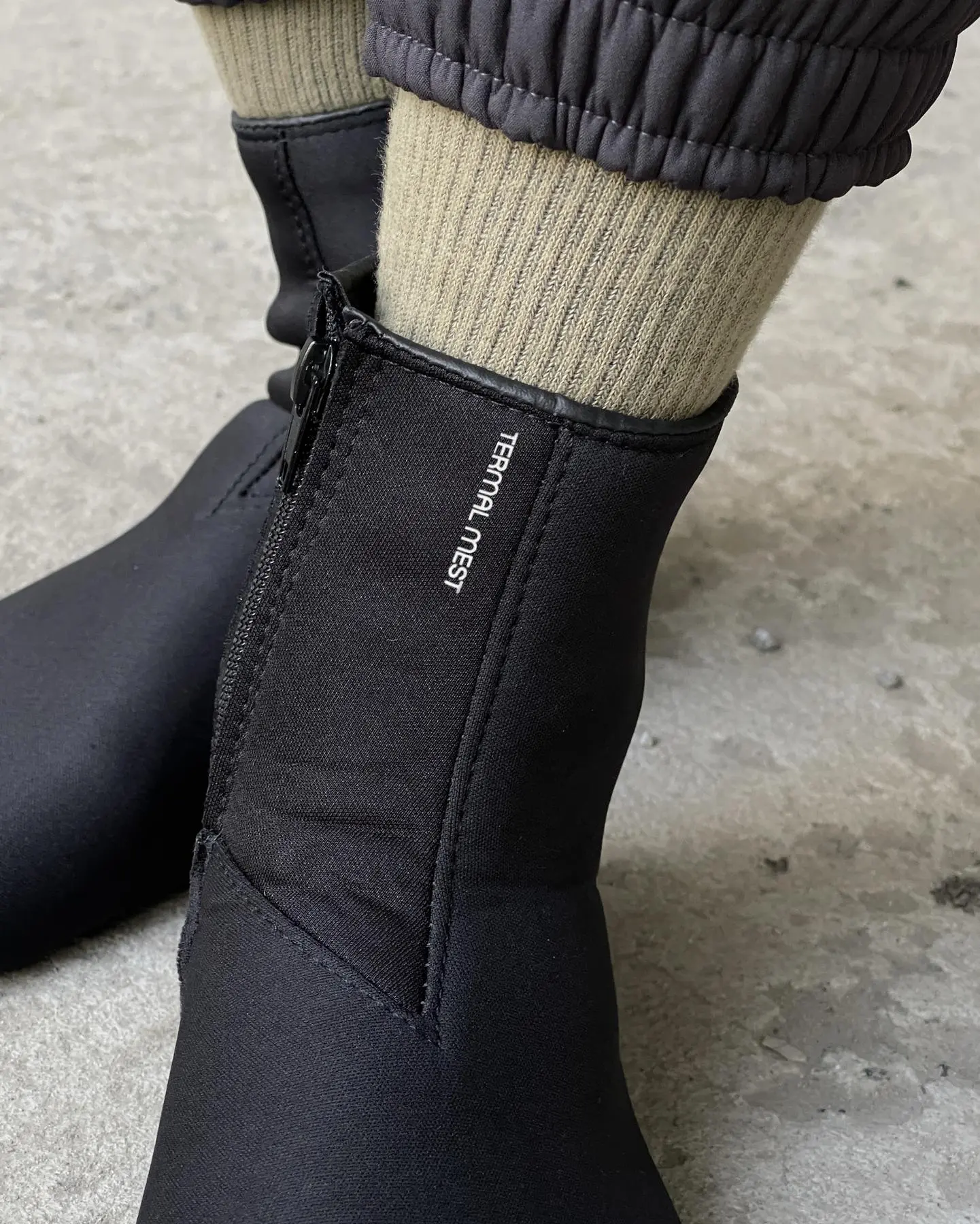 Термошкарпетки Thermal mest чоловічі чорні із змійкою (Туреччина)