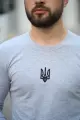 Лонгслів чоловічий "Pulse" Intruder сірий з тризубом - Фото 5