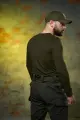 Лонгслів чоловічий "Pulse" Intruder хакі з тризубом - Фото 9