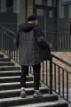 Куртка демісезонна чоловіча "Fusion" Intruder чорно-сіра - Photo 6