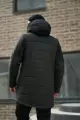 Куртка демісезонна чоловіча "Fusion" Intruder чорна-хакі - Photo 4