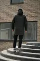 Куртка демісезонна чоловіча "Fusion" Intruder чорна-хакі - Photo 8