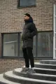 Куртка демісезонна чоловіча "Fusion" Intruder чорна-хакі - Photo 5