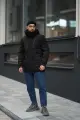 Куртка зимова чоловіча "Everest" Intruder чорна - Фото 4