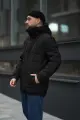 Куртка зимова чоловіча "Everest" Intruder чорна - Фото 2
