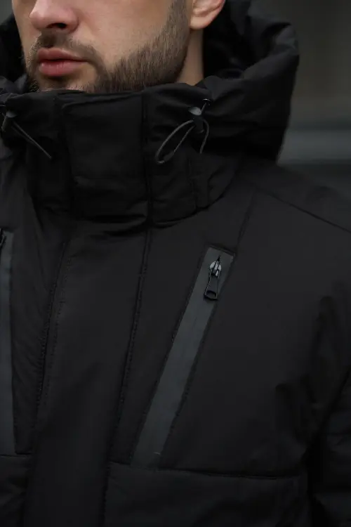 Куртка зимова чоловіча "Everest" Intruder чорна