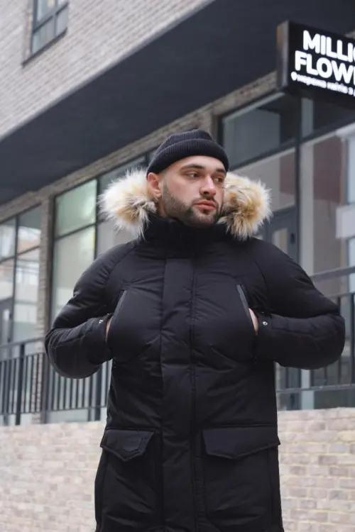 Парка зимова чоловіча "HotWint" Intruder чорна