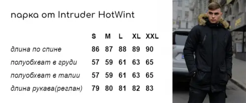 Парка зимова чоловіча "HotWint" Intruder чорна