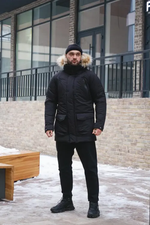 Парка зимова чоловіча "HotWint" Intruder чорна