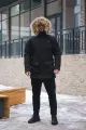 Парка зимова чоловіча "HotWint" Intruder чорна - Фото 2