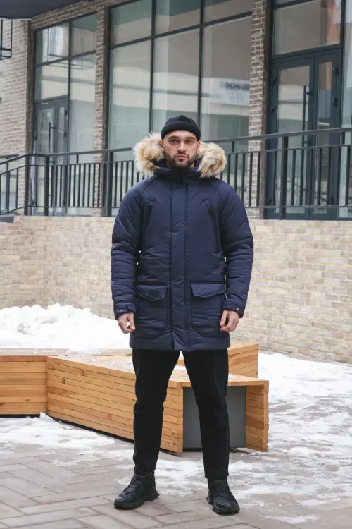 Парка зимова чоловіча "HotWint" Intruder синя