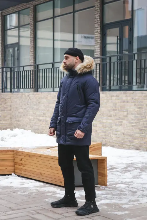 Парка зимова чоловіча "HotWint" Intruder синя