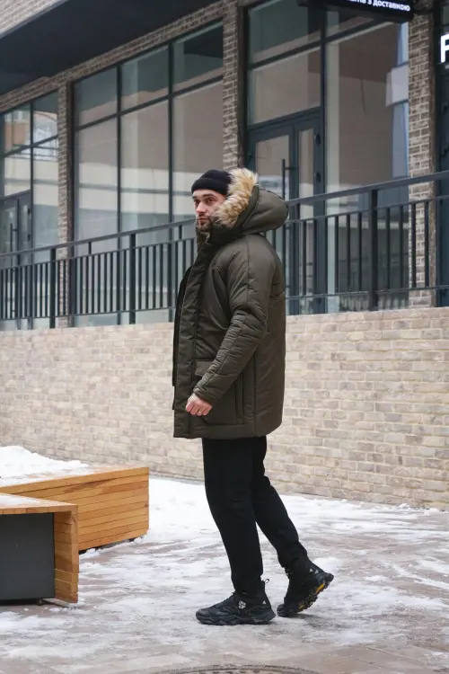 Парка зимова чоловіча "HotWint" Intruder хакі