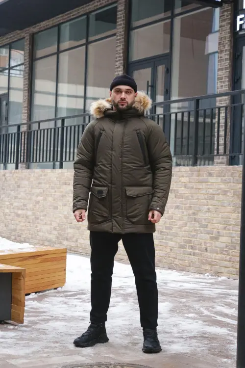 Парка зимова чоловіча "HotWint" Intruder хакі