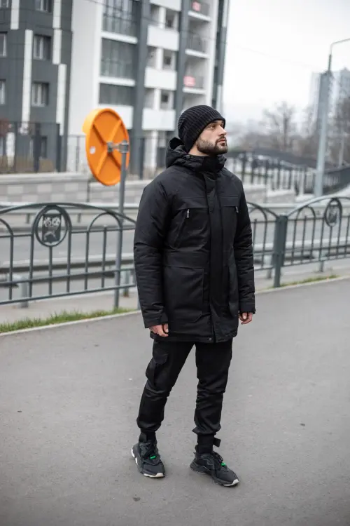 Парка зимова чоловіча "Arctic" Intruder чорна
