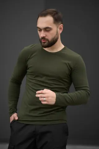 Лонгслів чоловічий базовий "Pulse" Intruder хакі
