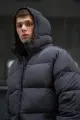 Пуховик зимовий чоловічий "Heat" Intruder сірий - Фото 5