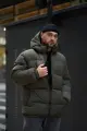 Пуховик зимовий чоловічий "Heat" Intruder хакі - Фото 1