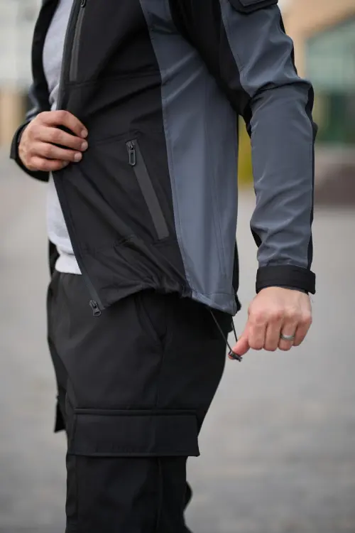 Куртка чоловіча soft shell light "iForce" Intruder сіра