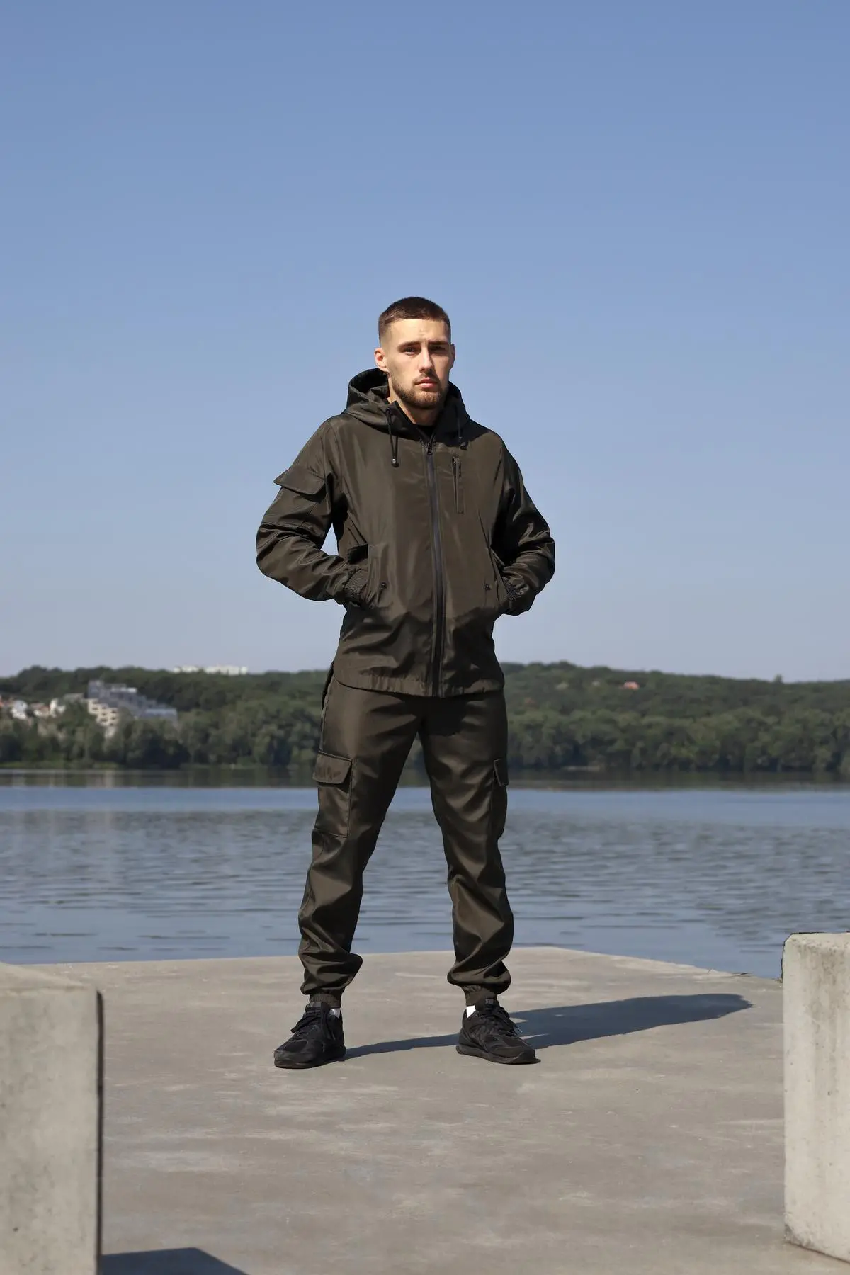 Комплект чоловічий soft shell "Easy" Intruder хакі