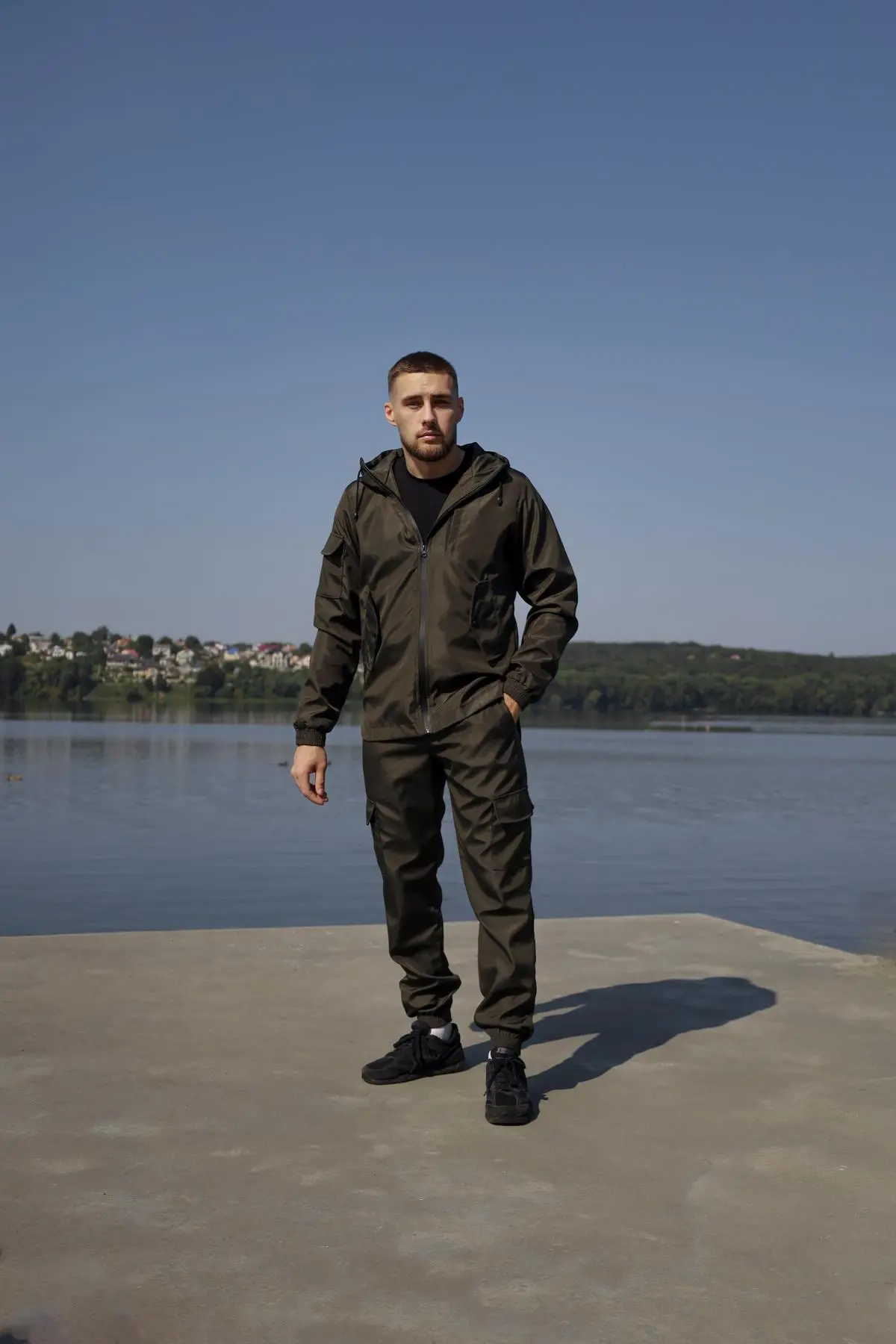 Комплект чоловічий soft shell "Easy" Intruder хакі
