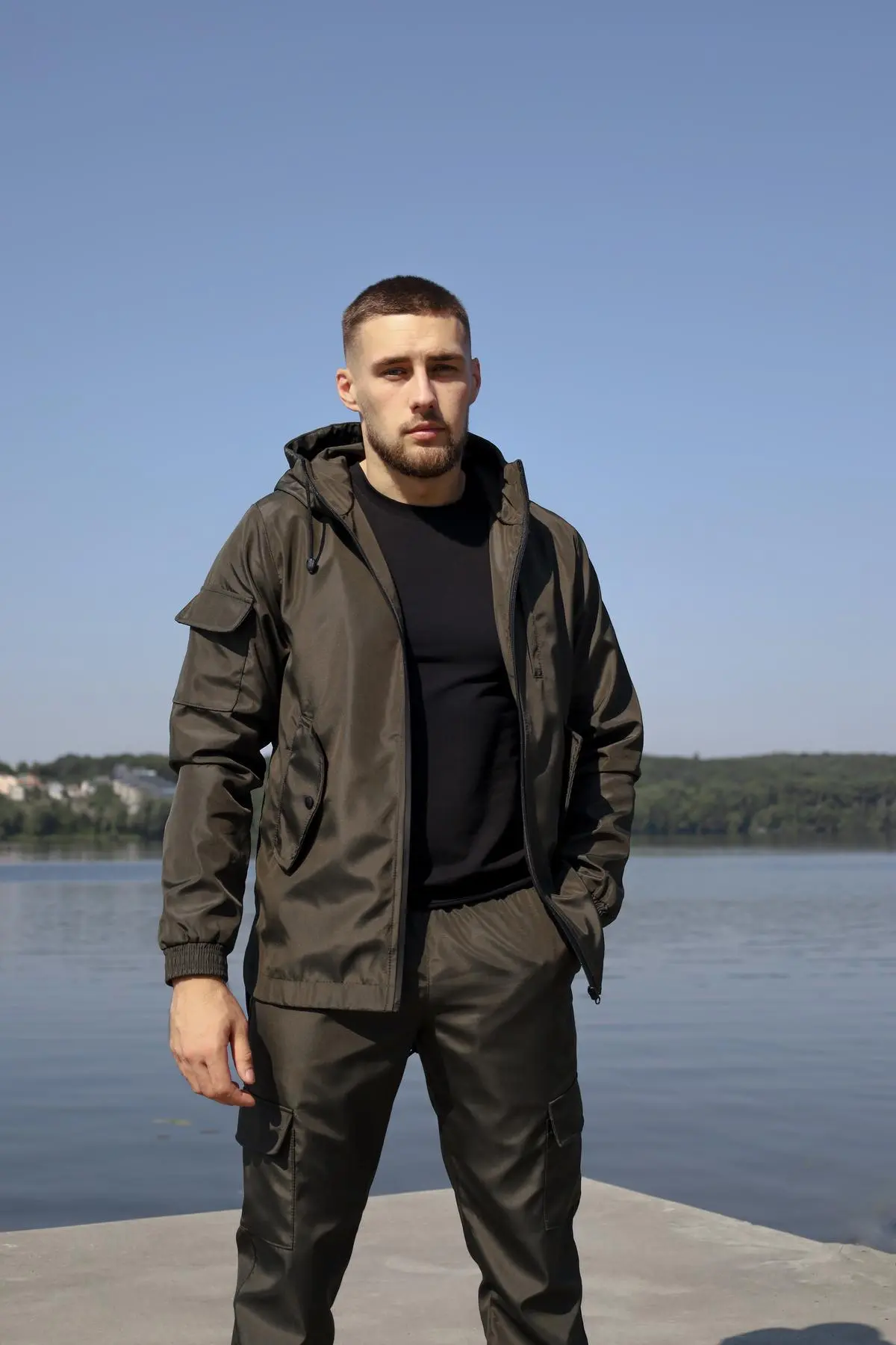 Комплект чоловічий soft shell "Easy" Intruder хакі