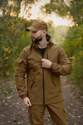 Костюм чоловічий soft shell Intruder койот