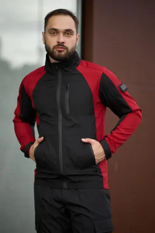 Куртка чоловіча soft shell light "iForce" Intruder червона