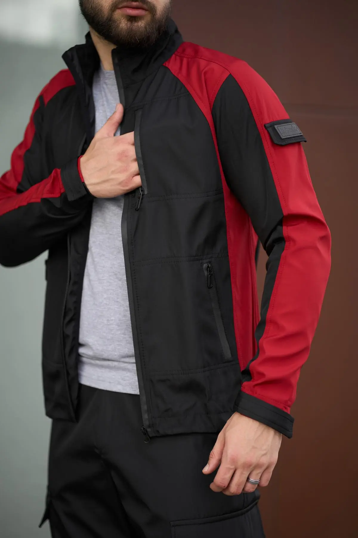 Куртка чоловіча soft shell light "iForce" Intruder червона