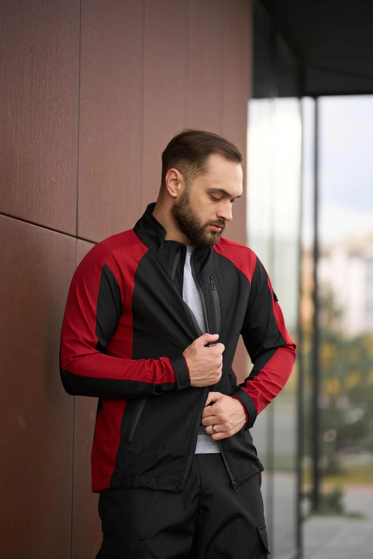 Куртка чоловіча soft shell light "iForce" Intruder червона