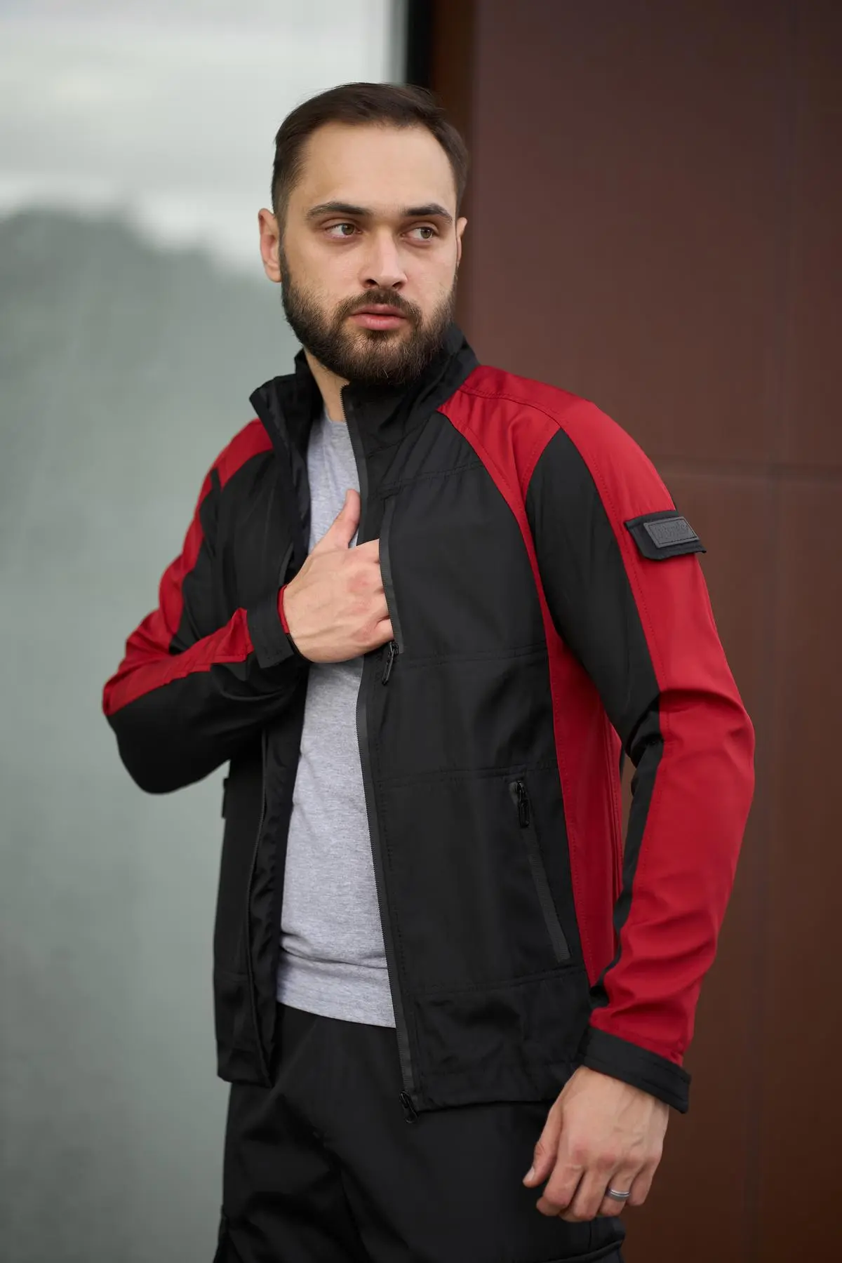 Куртка чоловіча soft shell light "iForce" Intruder червона