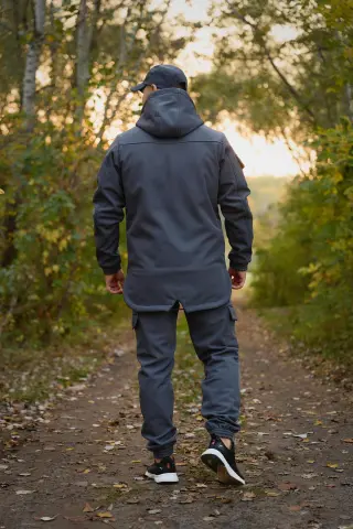 Костюм чоловічий soft shell Intruder сірий