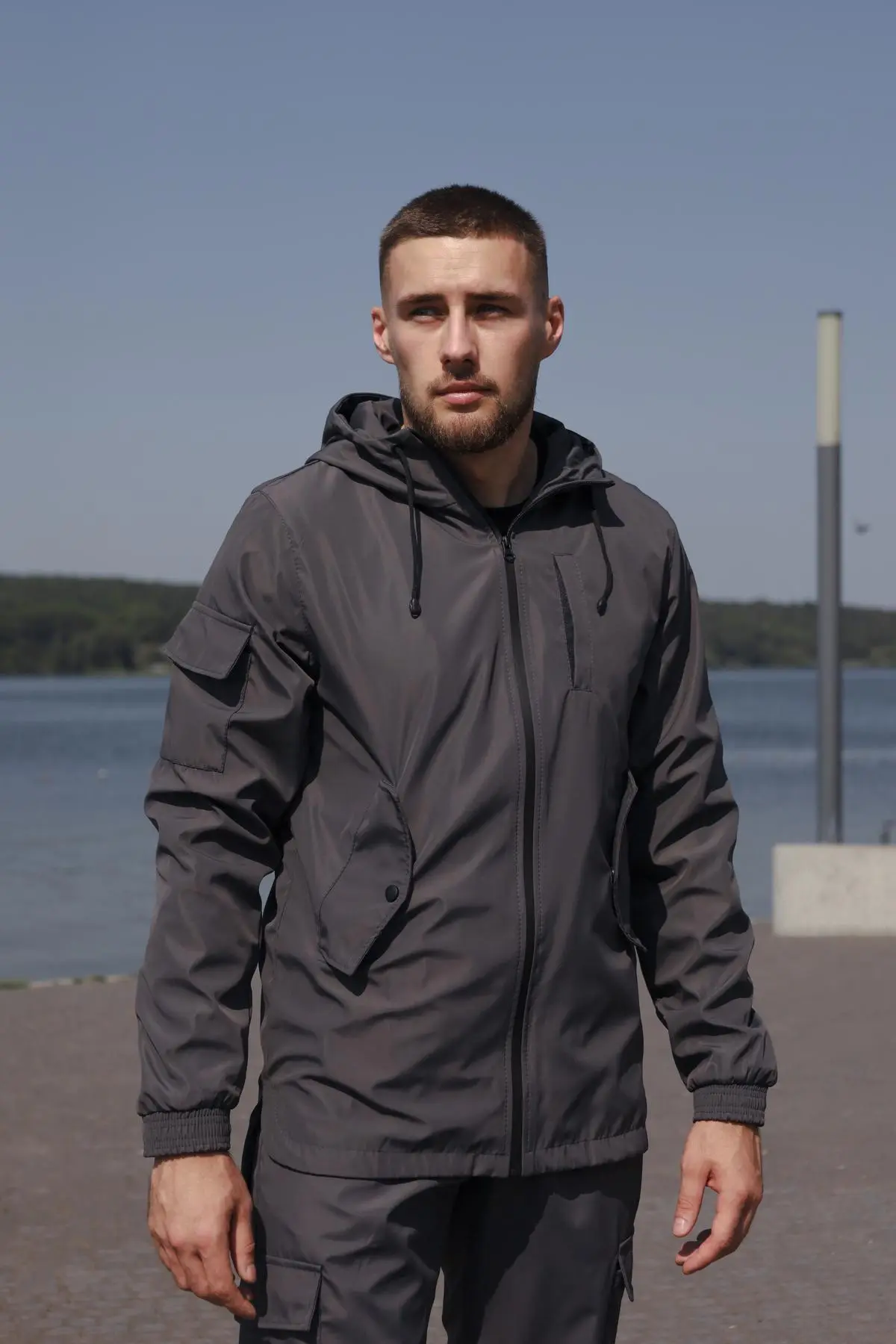Комплект чоловічий soft shell "Easy" Intruder сірий