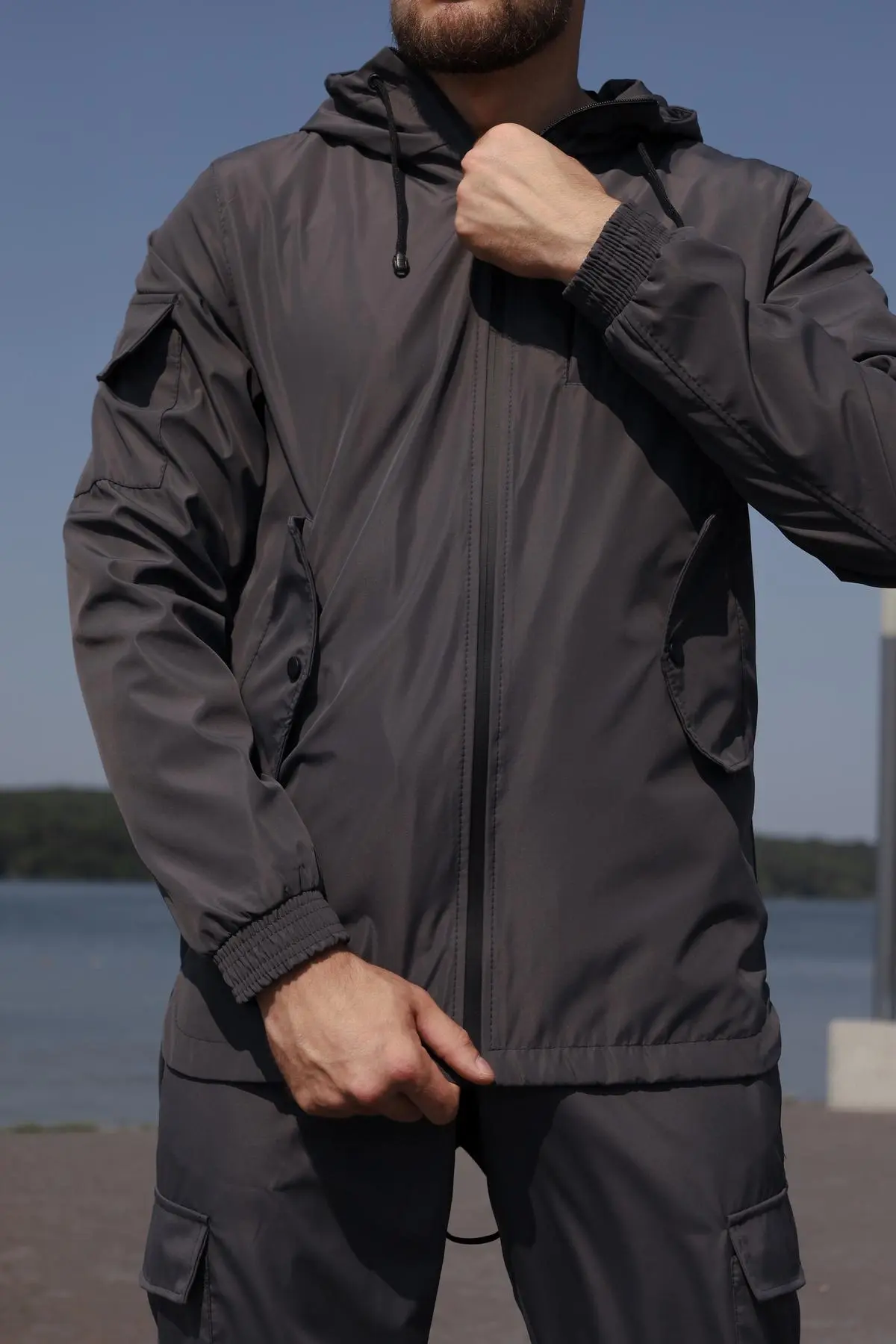 Комплект чоловічий soft shell "Easy" Intruder сірий