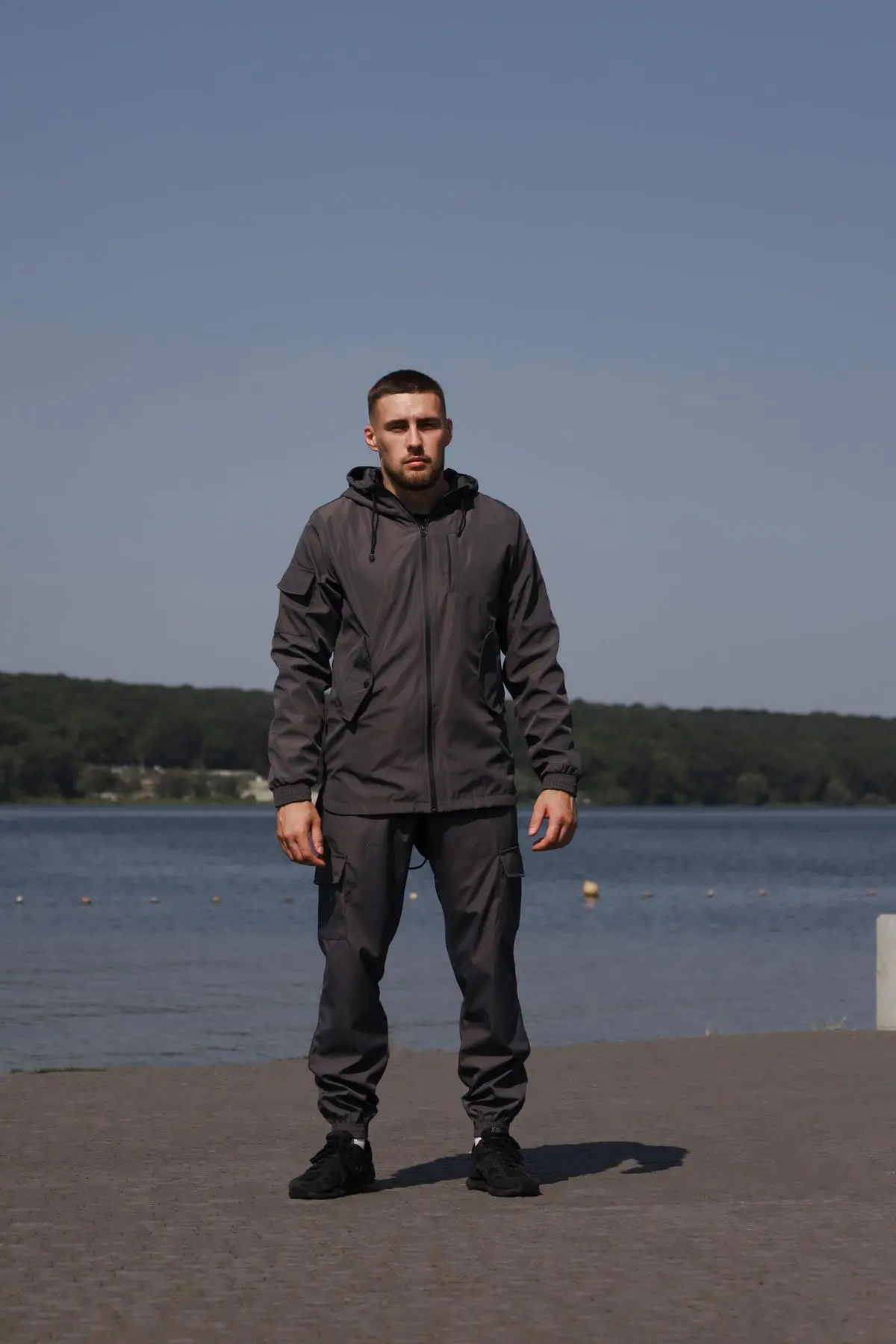 Комплект чоловічий soft shell "Easy" Intruder сірий