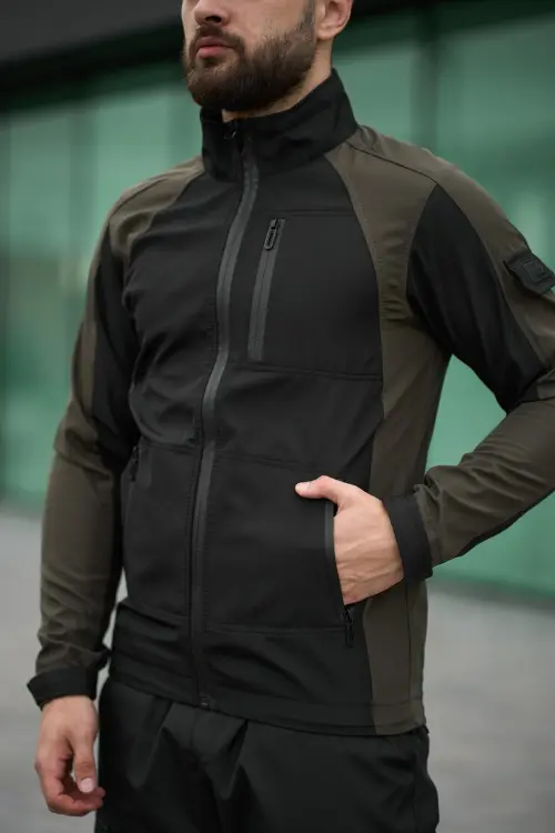 Куртка чоловіча soft shell light "iForce" Intruder хакі
